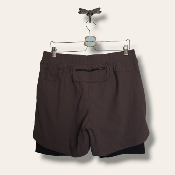 ASRV 0866. TETRA-LITE™ 7" LINER SHORT - PLUM "ASRV"/BLACK XL - Picture 3 of 16